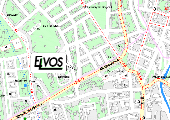 Elvos na map�